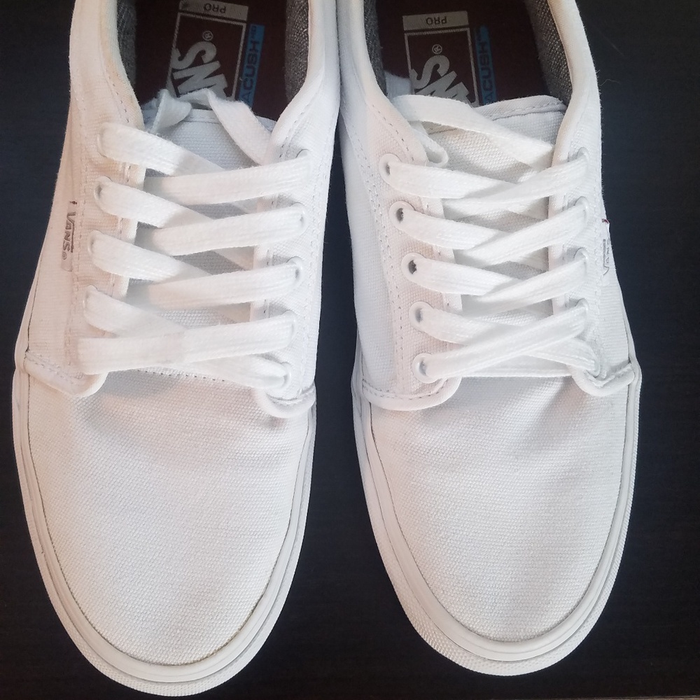 White Vans Chukka Low Size 8D